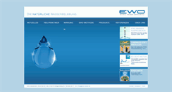 Desktop Screenshot of ewo-wasser.de